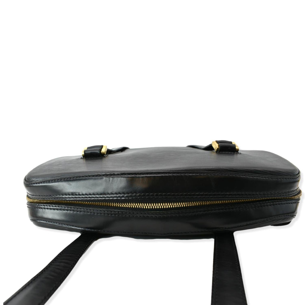 LOUIS VUITTON Voltaire Epi Leather Shoulder Bag Black