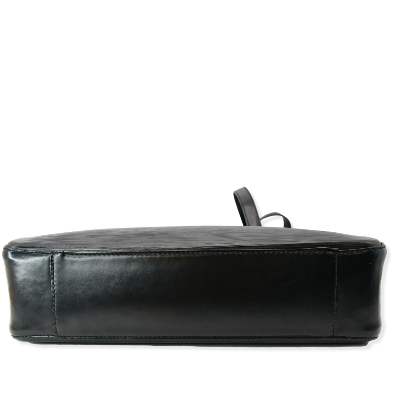 LOUIS VUITTON Voltaire Epi Leather Shoulder Bag Black