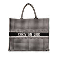 Christian Dior Large Dior Book Tote -  Houndstooth