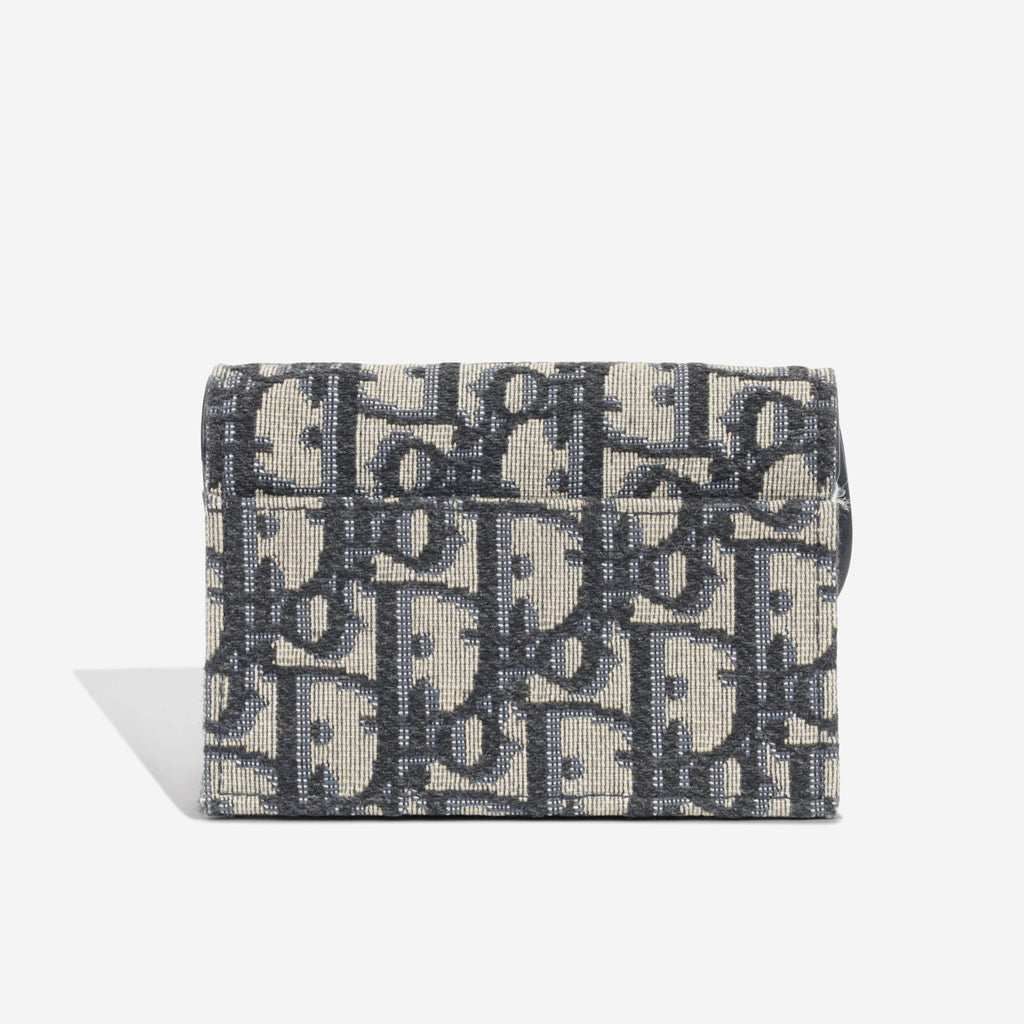 Christian Dior Saddle Flap Card Holder