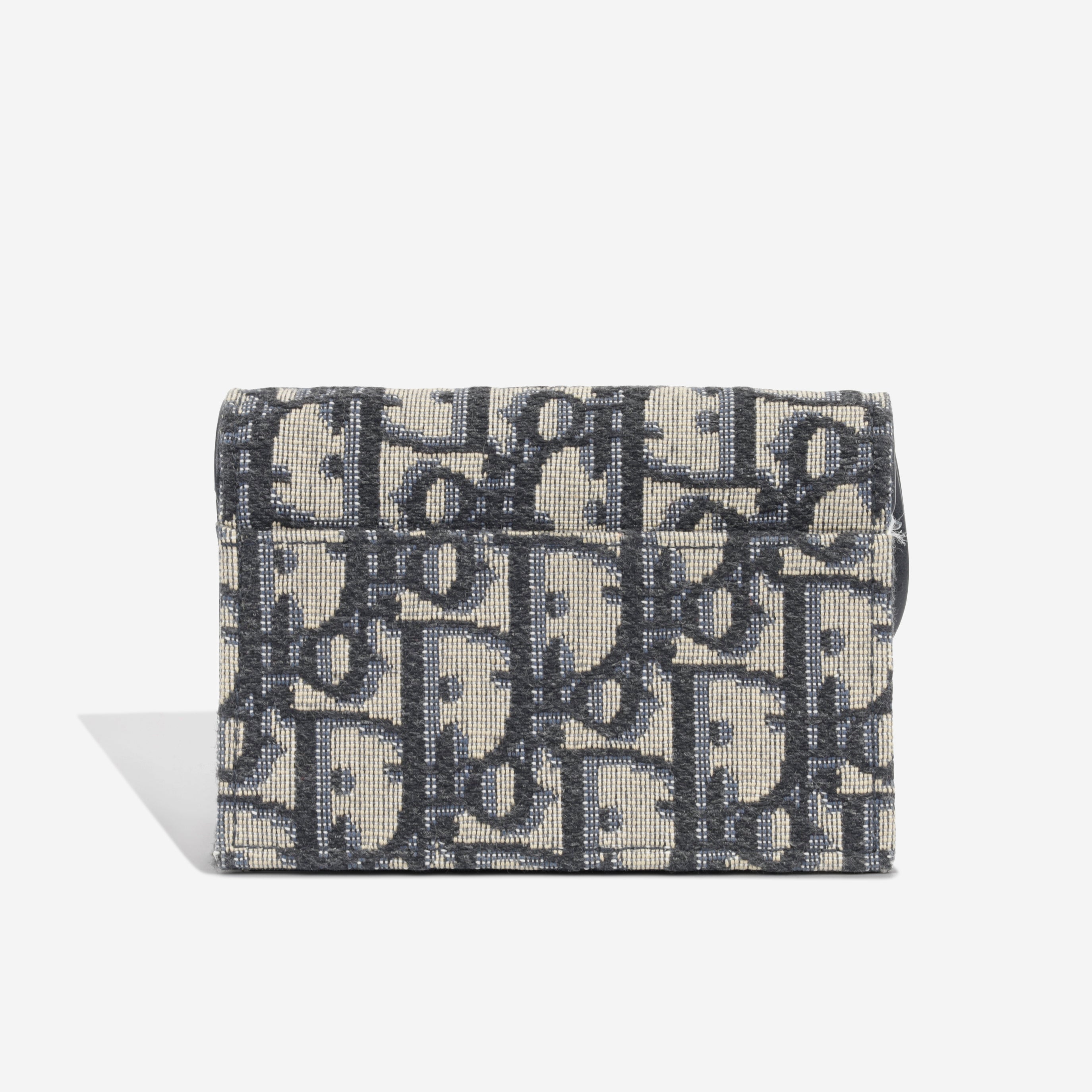 Christian Dior Saddle Flap Card Holder