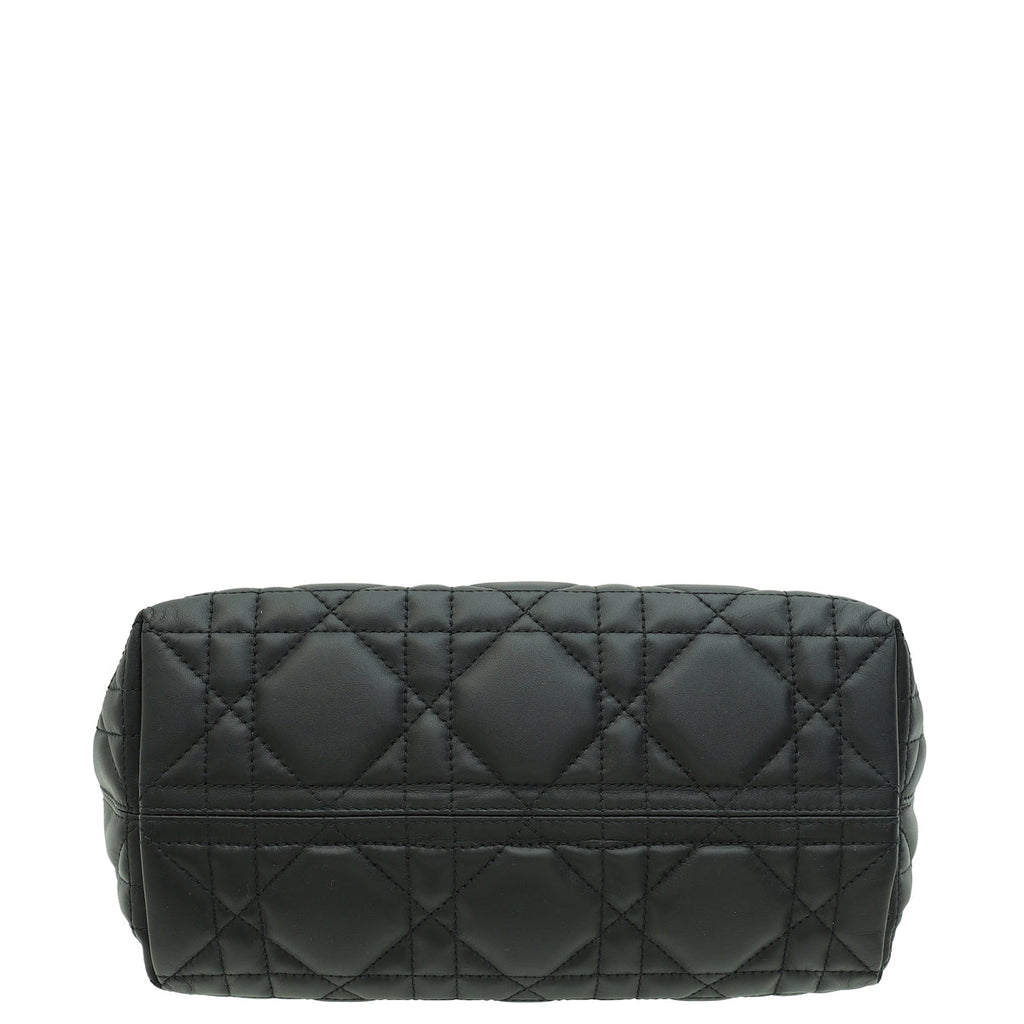 Christian Dior Black Macrocannage Toujours Small Bag