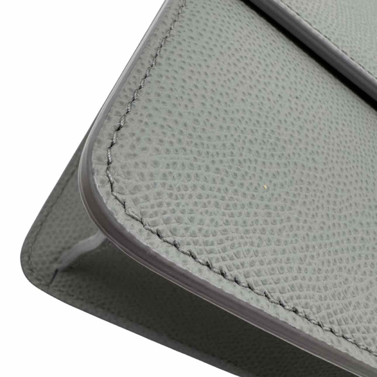 DIOR Ultra-Matte Grained Calfskin30  Montaigne Flap Bag Stone Gray