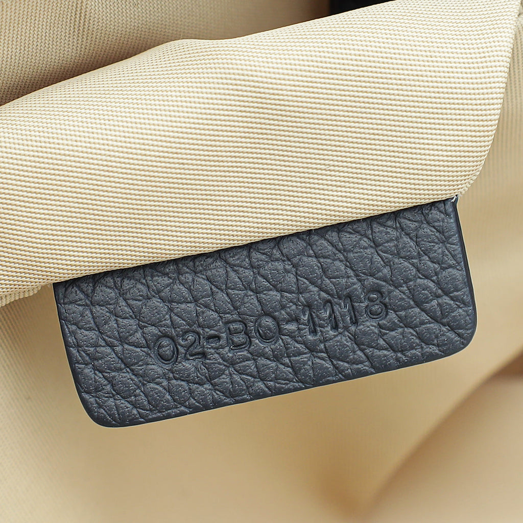 Christian Dior Tricolor Oblique Stripe Zip Pouch