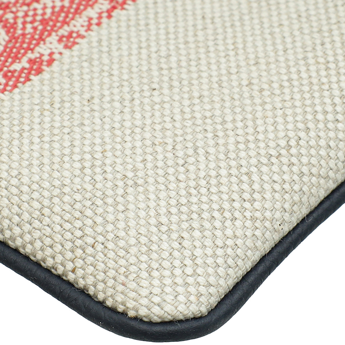Christian Dior Tricolor Oblique Stripe Zip Pouch