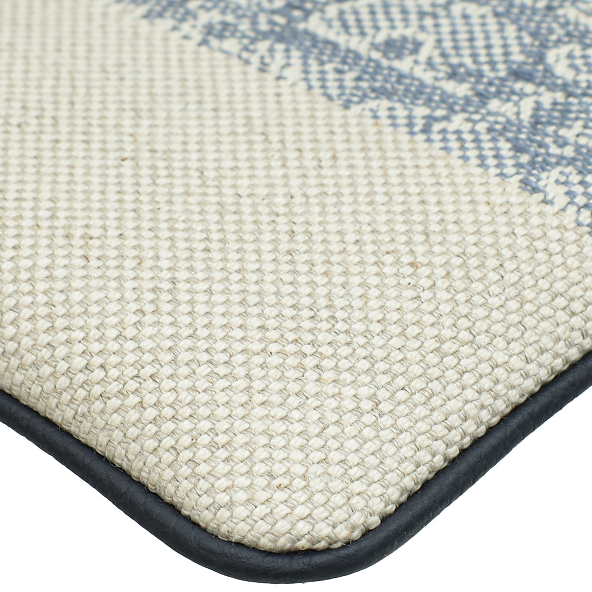 Christian Dior Tricolor Oblique Stripe Zip Pouch