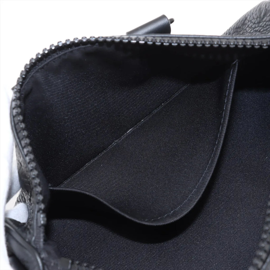 Louis Vuitton Noir Monogram Taurillon Leather Keepall Bandouliere 25 [Clearance Sale]