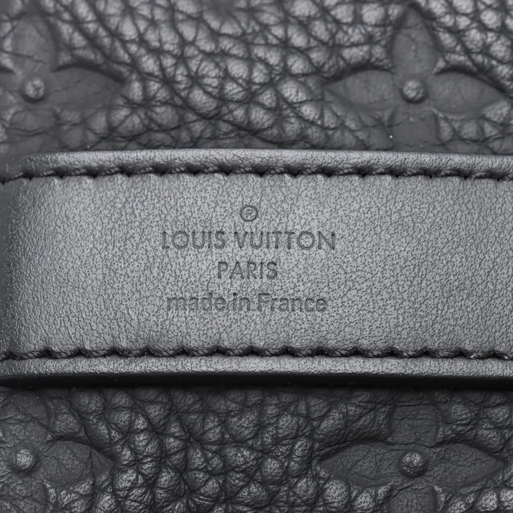 Louis Vuitton Noir Monogram Taurillon Leather Keepall Bandouliere 25 [Clearance Sale]