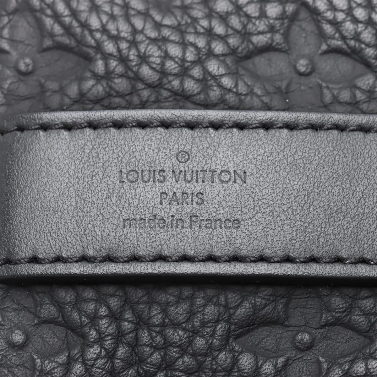 Louis Vuitton Noir Monogram Taurillon Leather Keepall Bandouliere 25 [Clearance Sale]