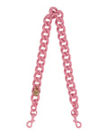 Versace Womens Chain-Link Shoulder Strap Baby Pink