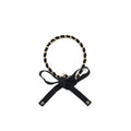 Chanel Grosgrain CC Bow Chain Belt Black L