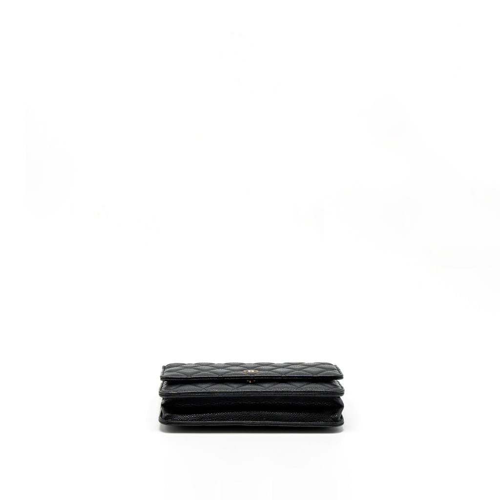 Chanel Classic Wallet On Chain Caviar Black