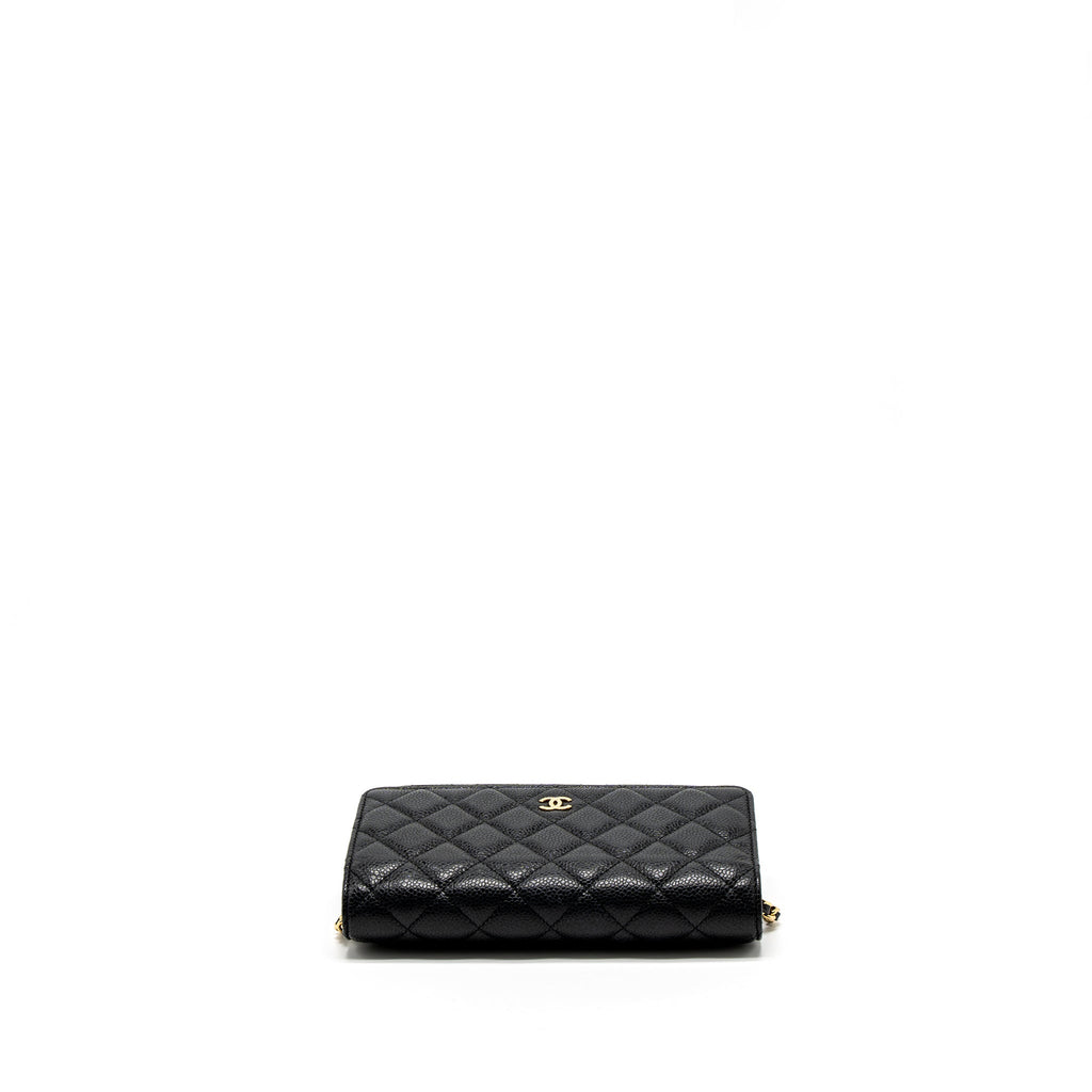 Chanel Classic Wallet On Chain Caviar Black