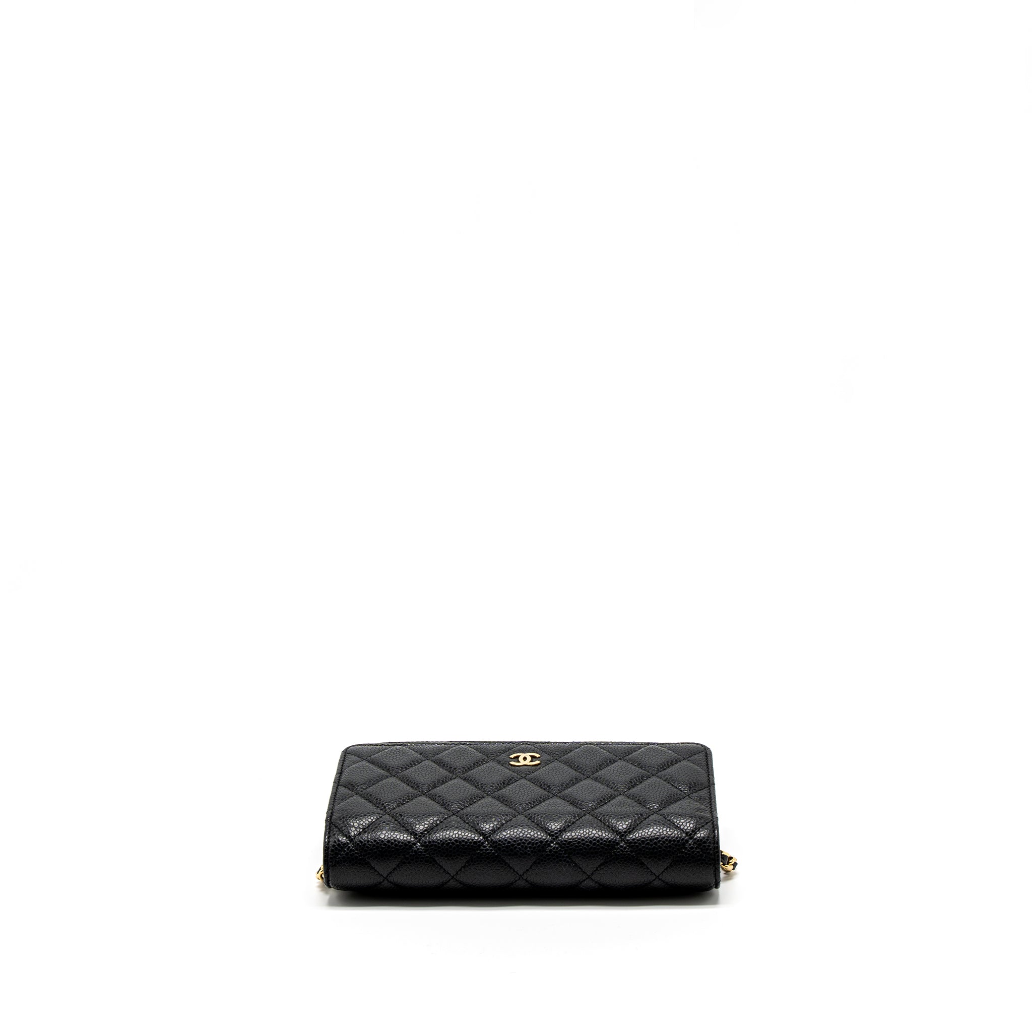 Chanel Classic Wallet On Chain Caviar Black
