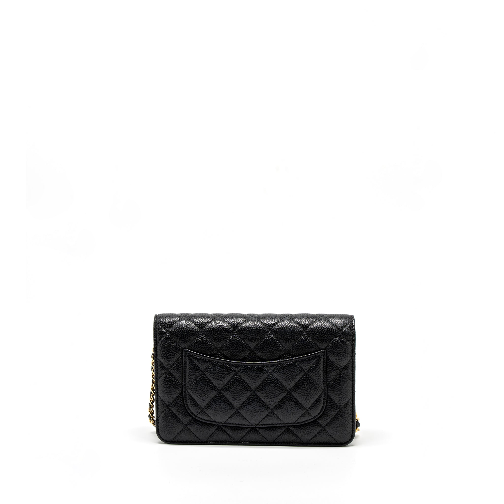 Chanel Classic Wallet On Chain Caviar Black
