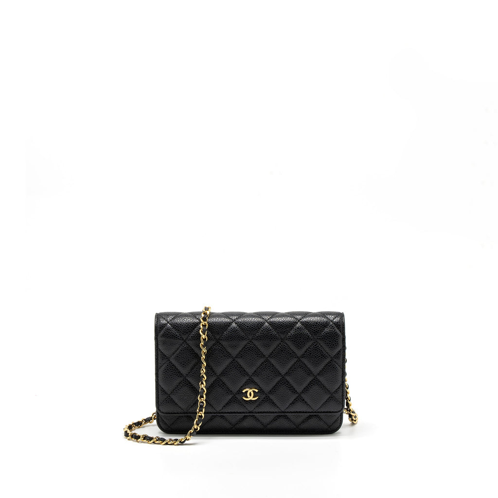 Chanel Classic Wallet On Chain Caviar Black