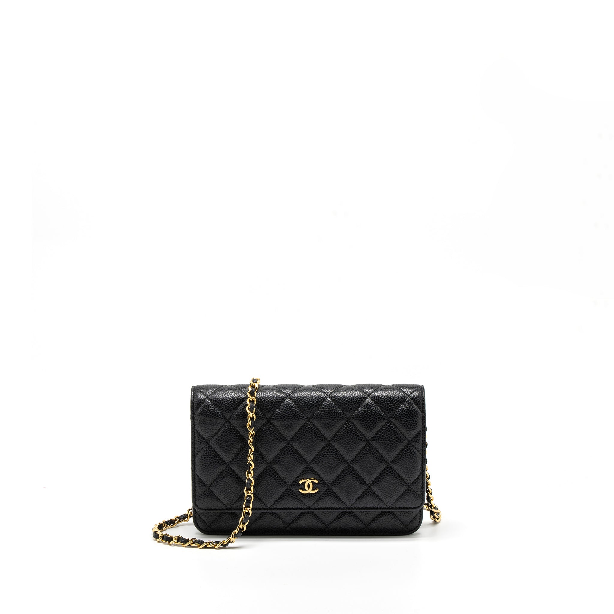 Chanel Classic Wallet On Chain Caviar Black