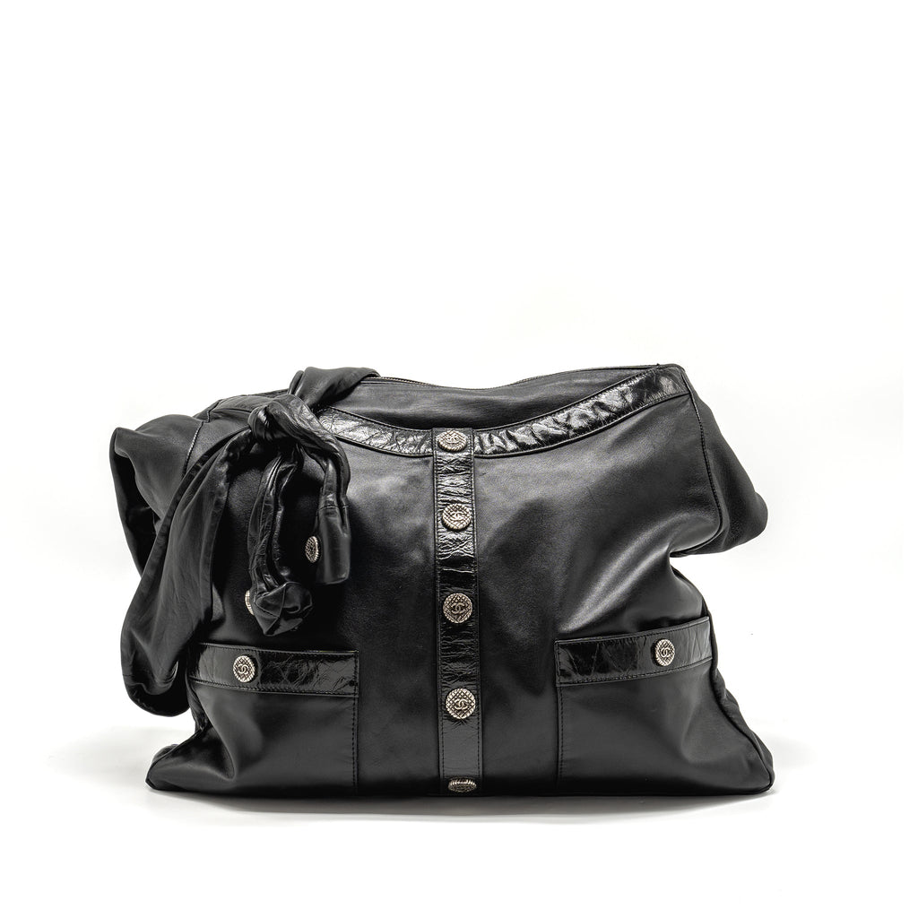 Chanel Tie on Girl Bag Lambskin Black