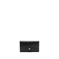 Chanel Classic CC Flap Long Wallet Caviar Black