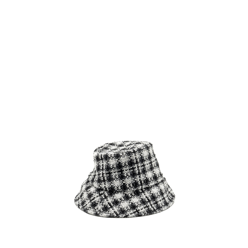 Chanel Size M Bucket Hat Tweed Multicoloured