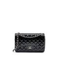 Chanel Jumbo Classic Double Flap Bag Patent Black