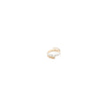 Chanel Size 49 Coco Crush TOI Et MOI Ring, Small Version White/Beige Gold Diamonds