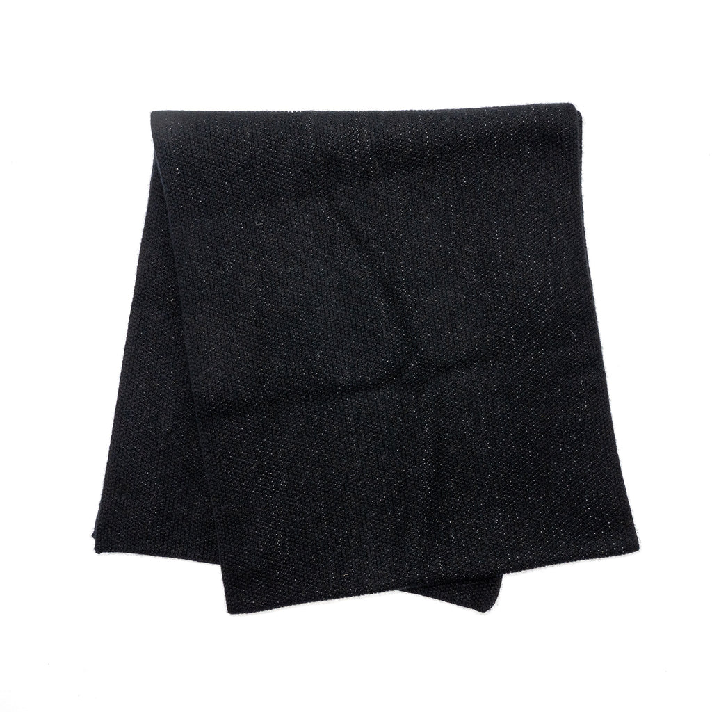 Chanel Letter Scarf Cashmere Black/White