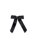 Chanel bow Hair Clip silk Black