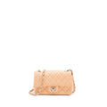 Chanel Mini Rectangular Flap Bag Lambskin Pink