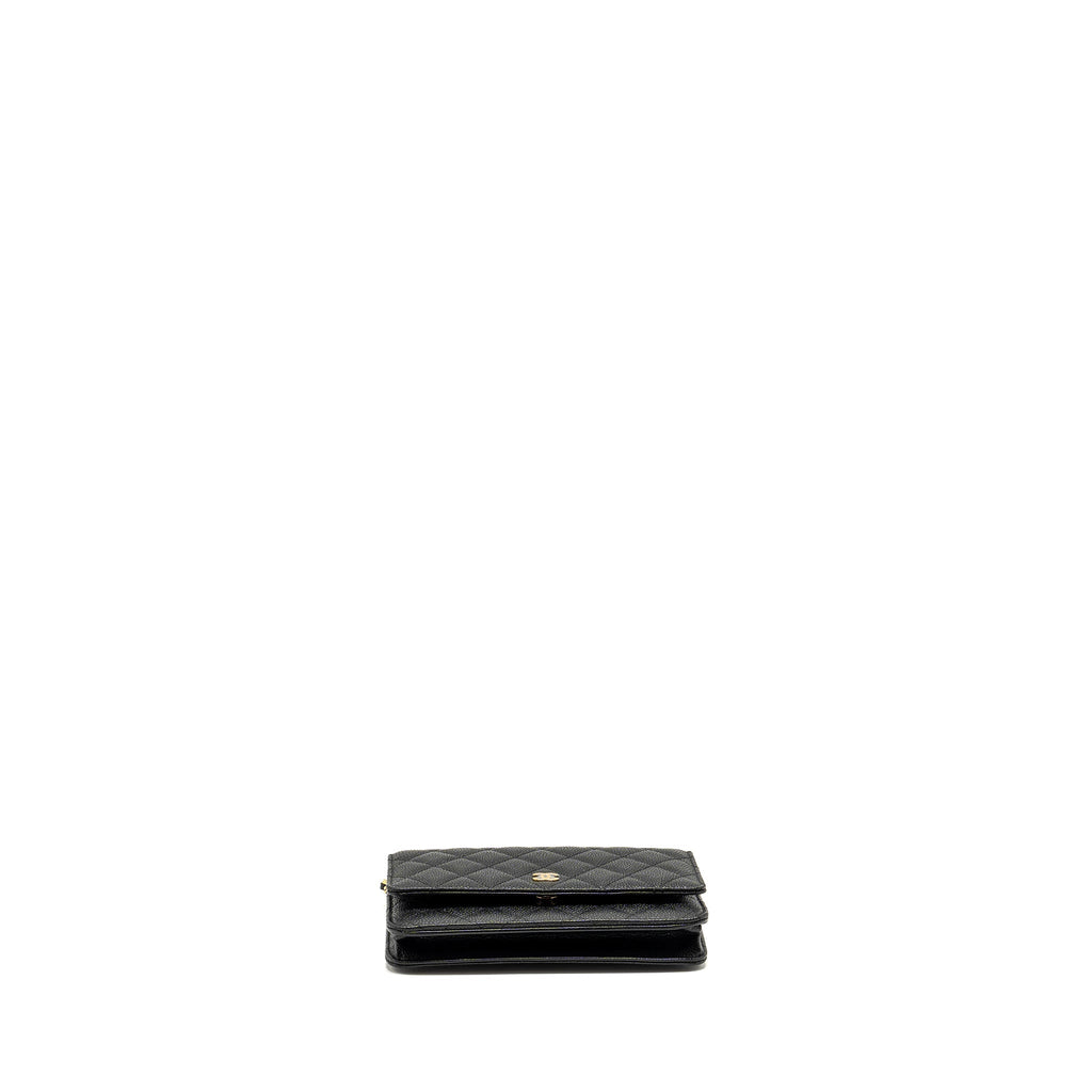 Chanel Classic Wallet on Chain Caviar Black  (Microchip)