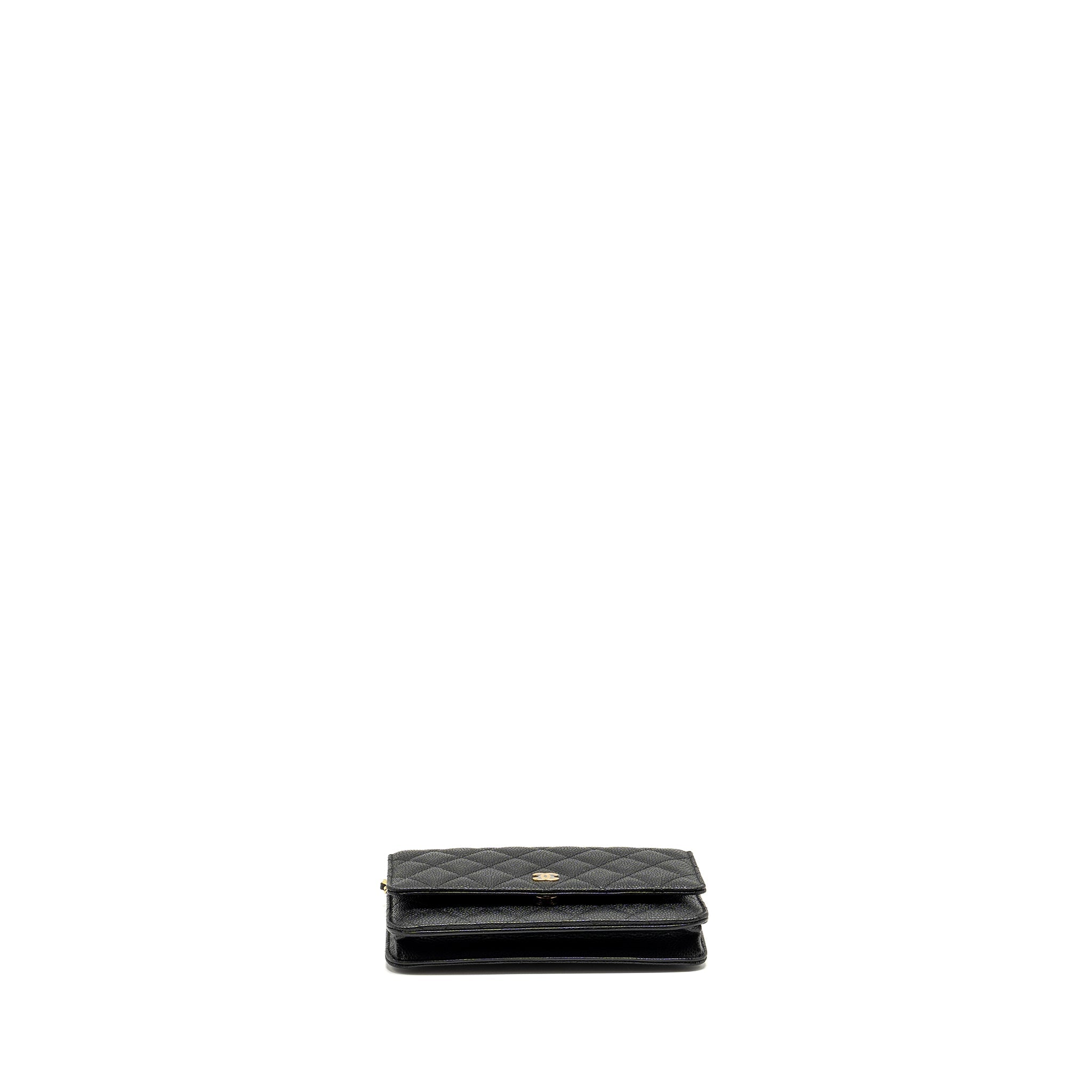 Chanel Classic Wallet on Chain Caviar Black  (Microchip)
