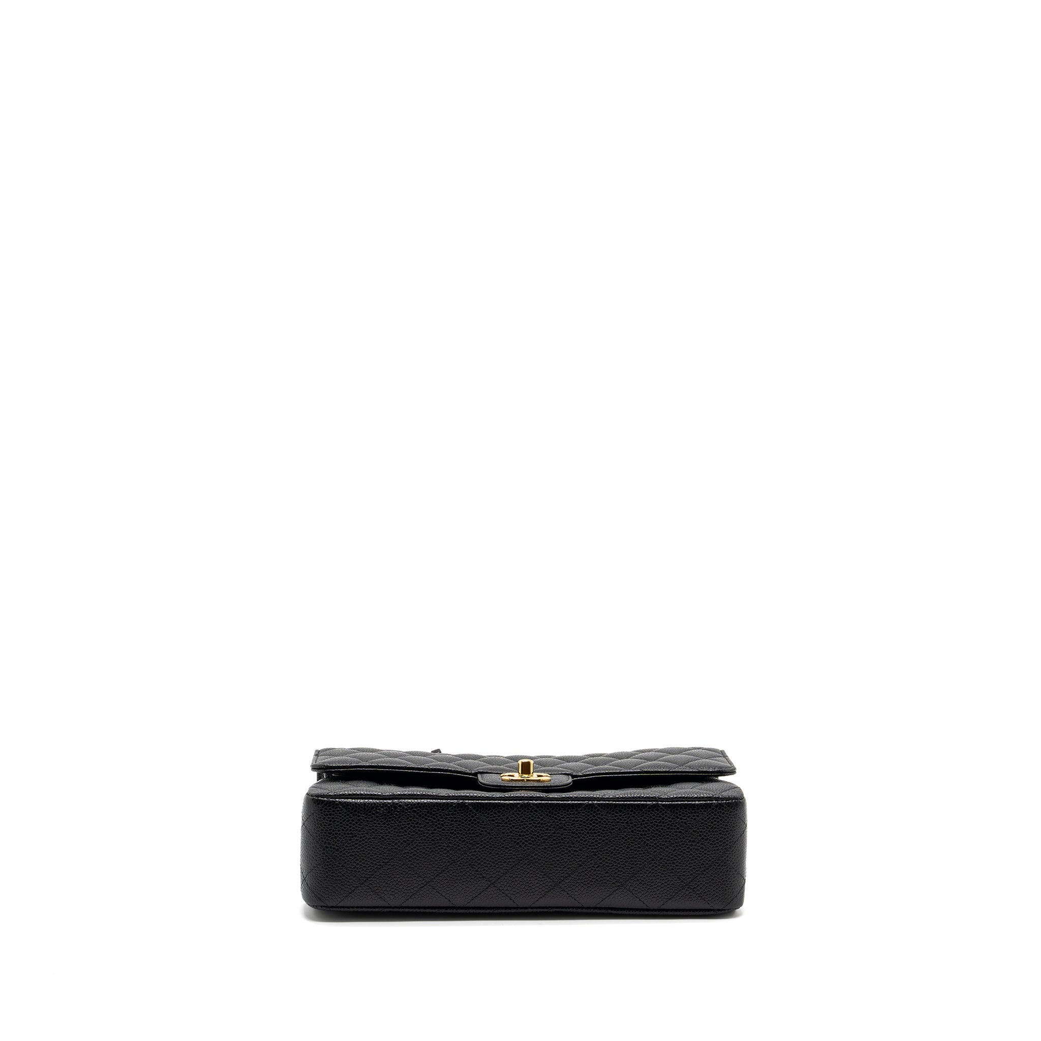 Chanel Medium Classic Double Flap Bag Caviar Black