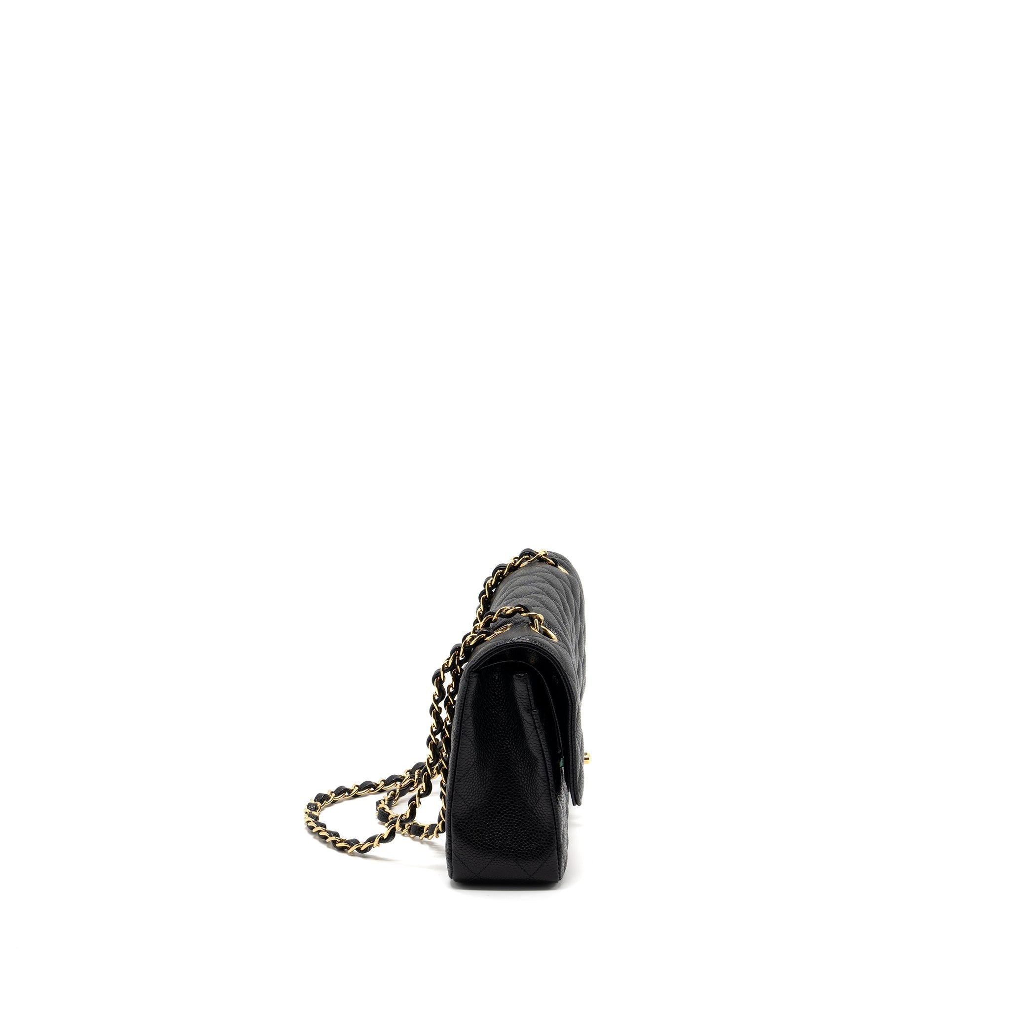 Chanel Medium Classic Double Flap Bag Caviar Black