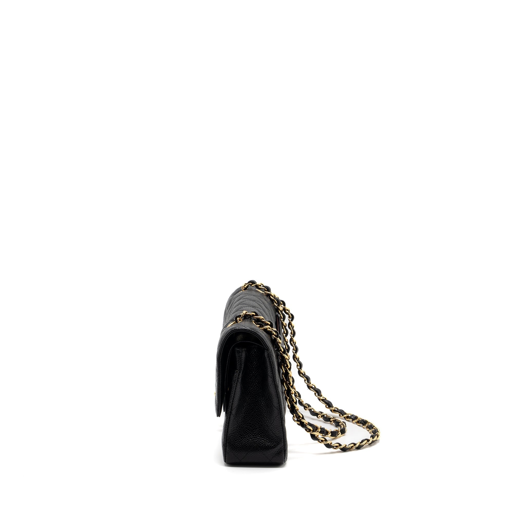 Chanel Medium Classic Double Flap Bag Caviar Black