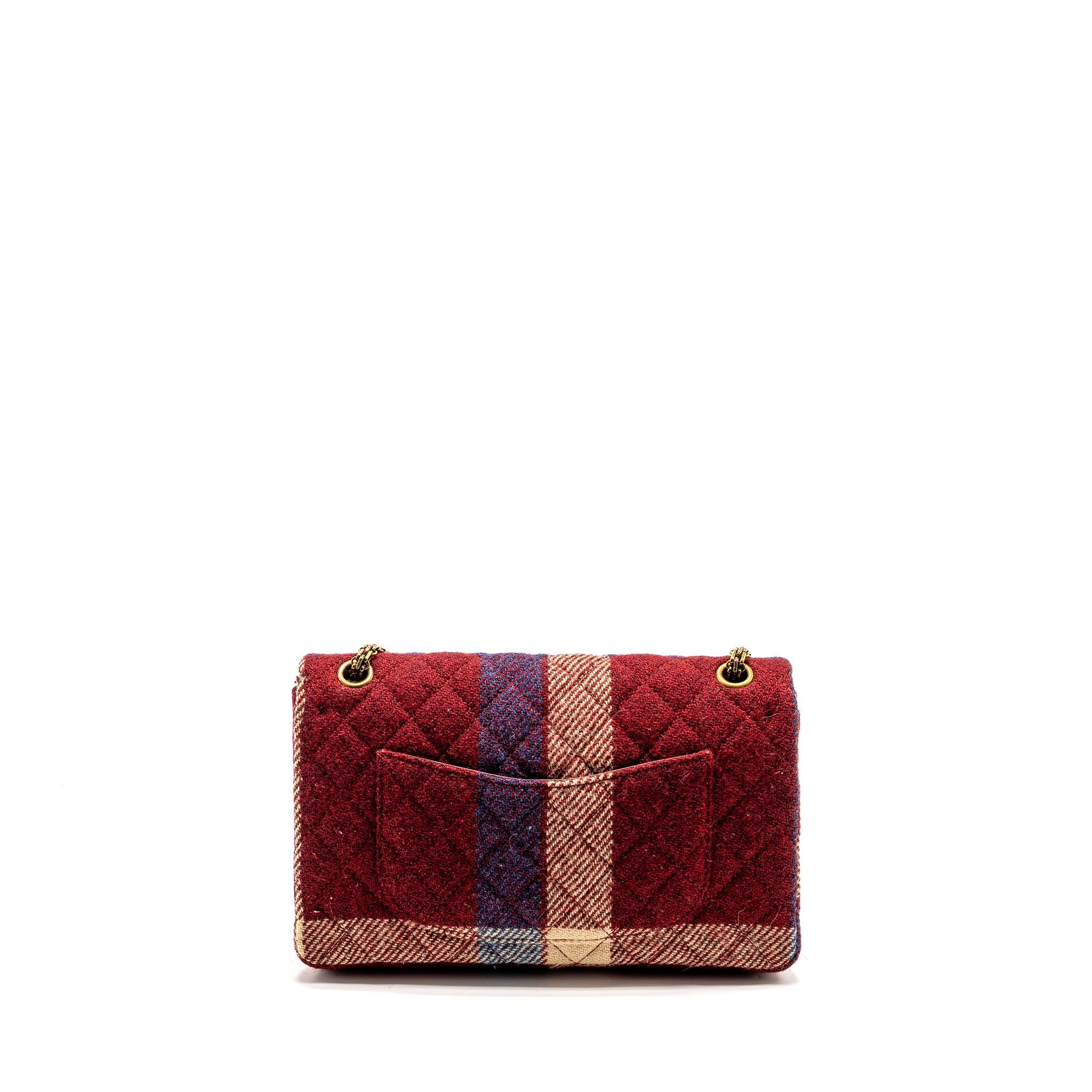 Chanel Large 2.55 226 Reissue Double Flap Bag Fabric Multicolour