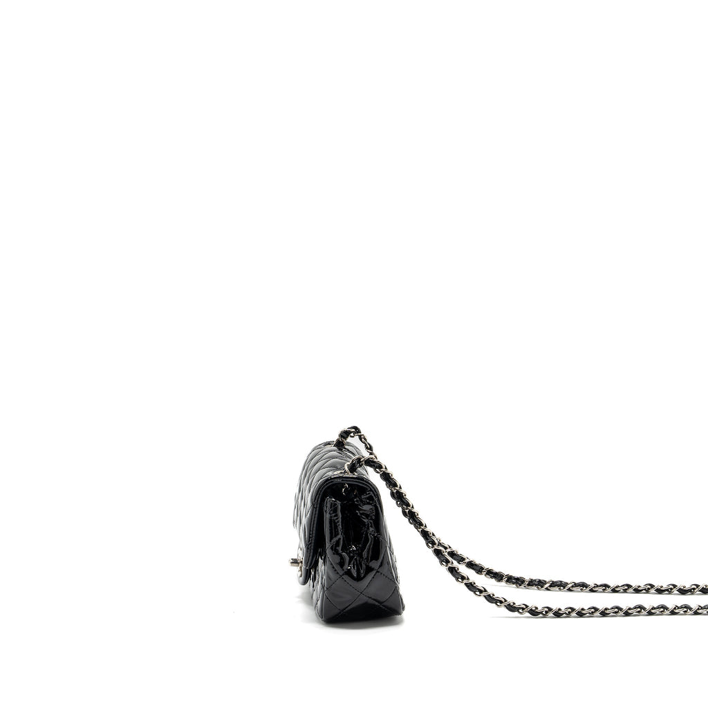 Chanel Classic Mini Square Flap Bag Patent Black