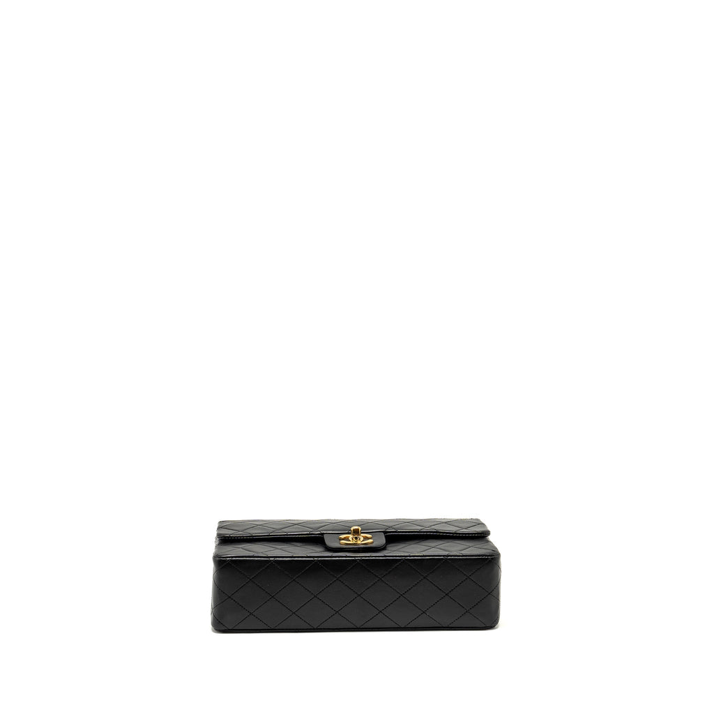 Chanel Vintage Medium Classic Double Flap Bag lambskin black