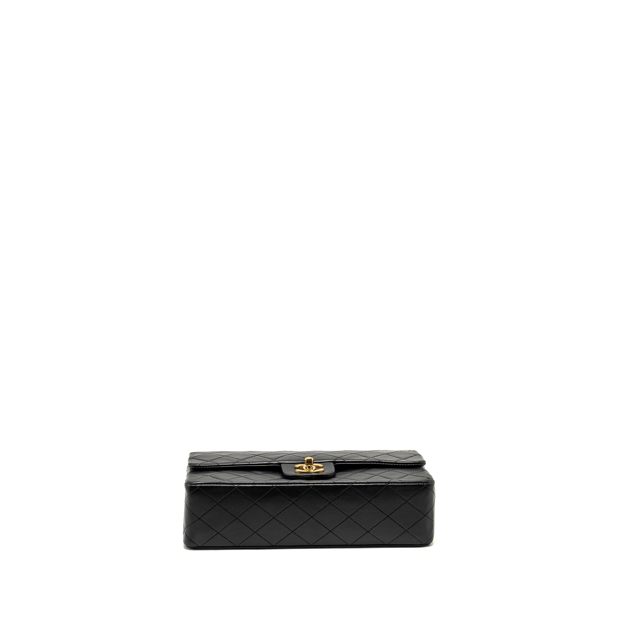 Chanel Vintage Medium Classic Double Flap Bag lambskin black