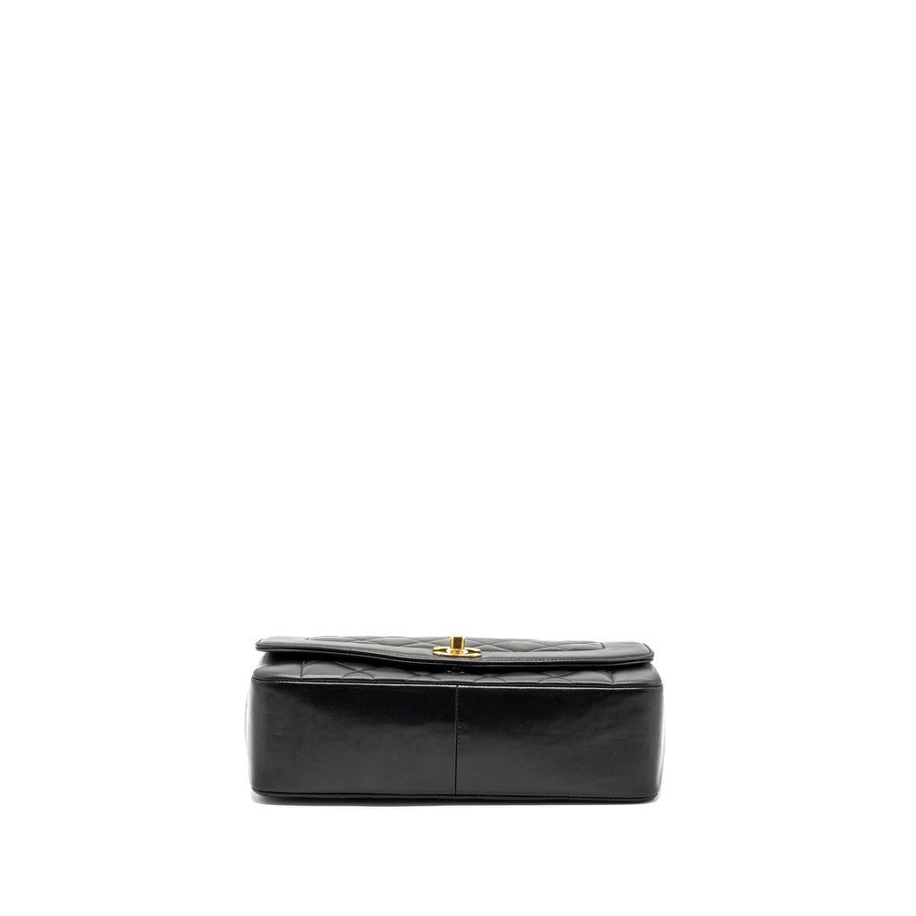 Chanel Vintage Diana Flap Bag Lambskin Black