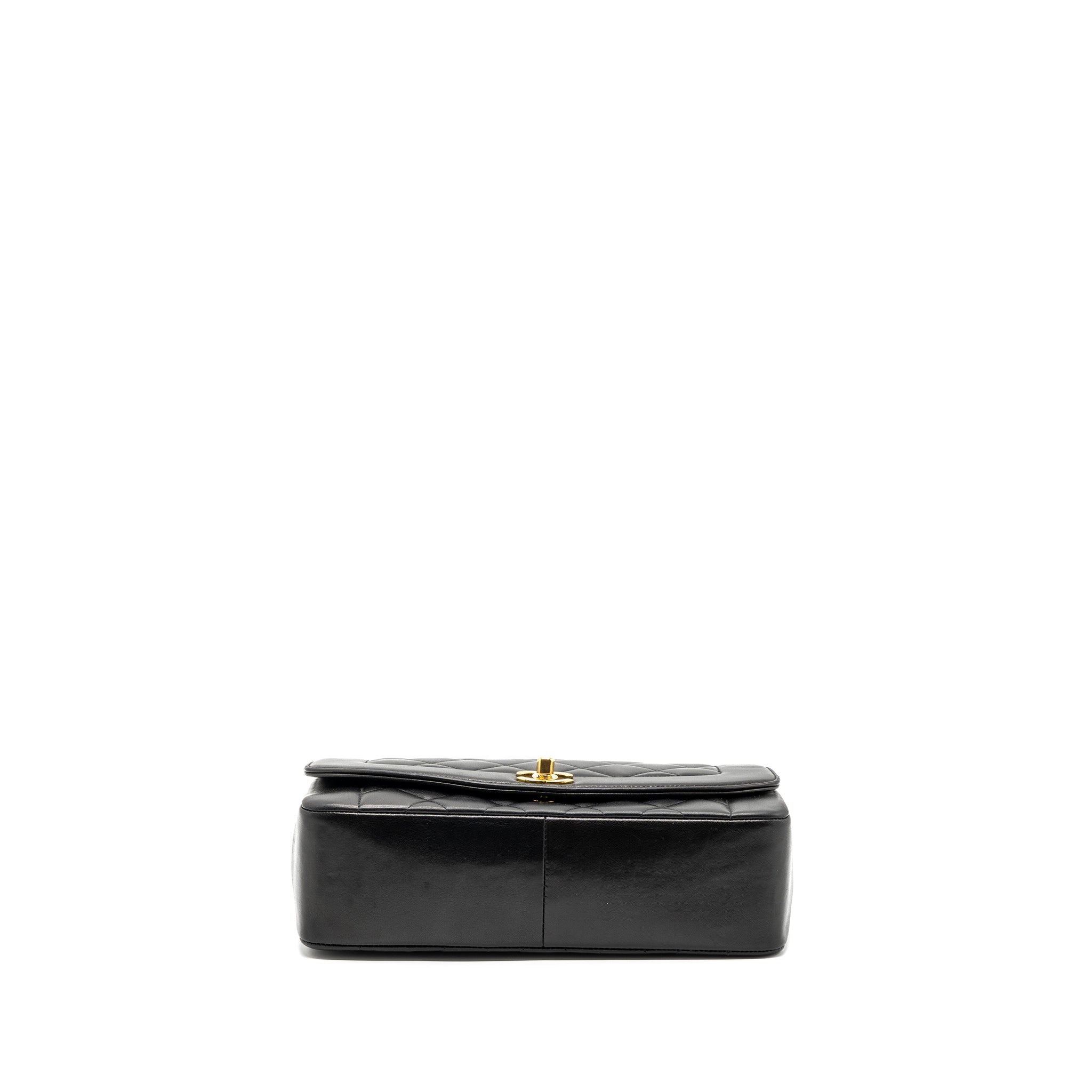 Chanel Vintage Diana Flap Bag Lambskin Black
