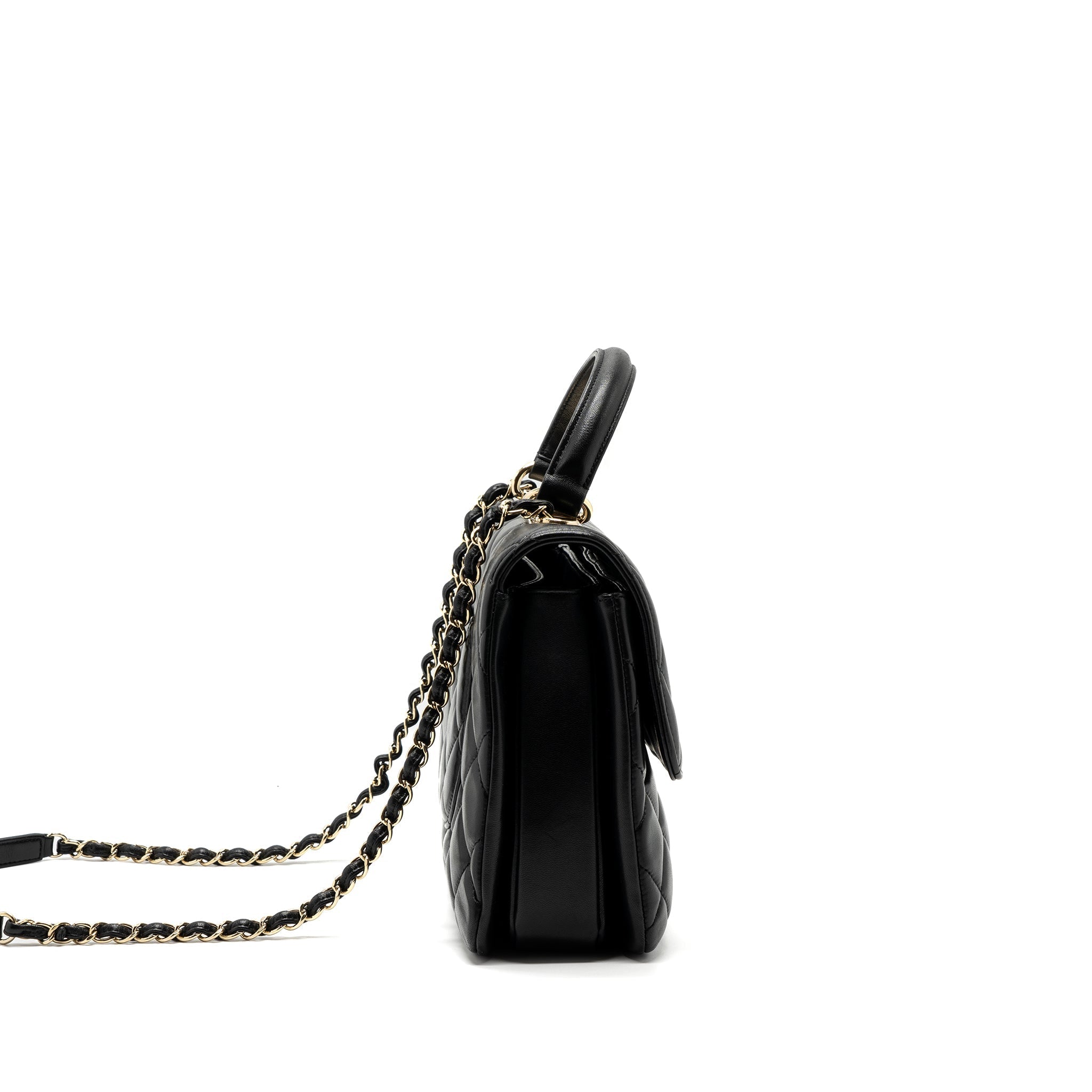 Chanel medium trendy CC lambskin black