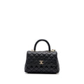 Chanel small coco handle caviar black L (Microchip)