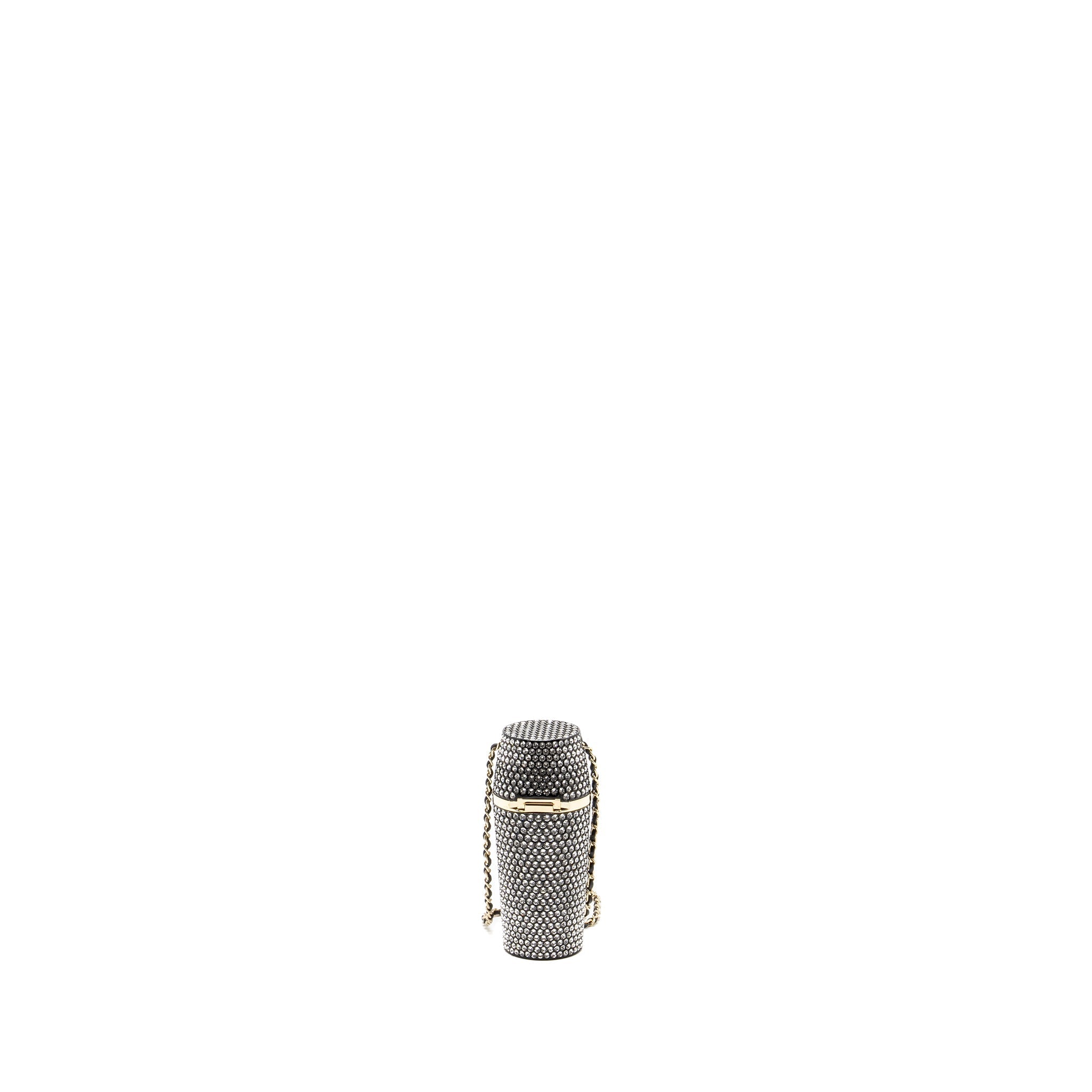 Chanel lipstick case with chain crystal L