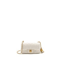Chanel pearl crush mini rectangular flap bag lambskin White (microchip)