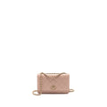 CHANEL Trendy CC Quilted Wallet On Chain Lambskin Light Pink L (microchip)