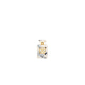 Chanel perfume bottle brooch white/multicolour gold tone