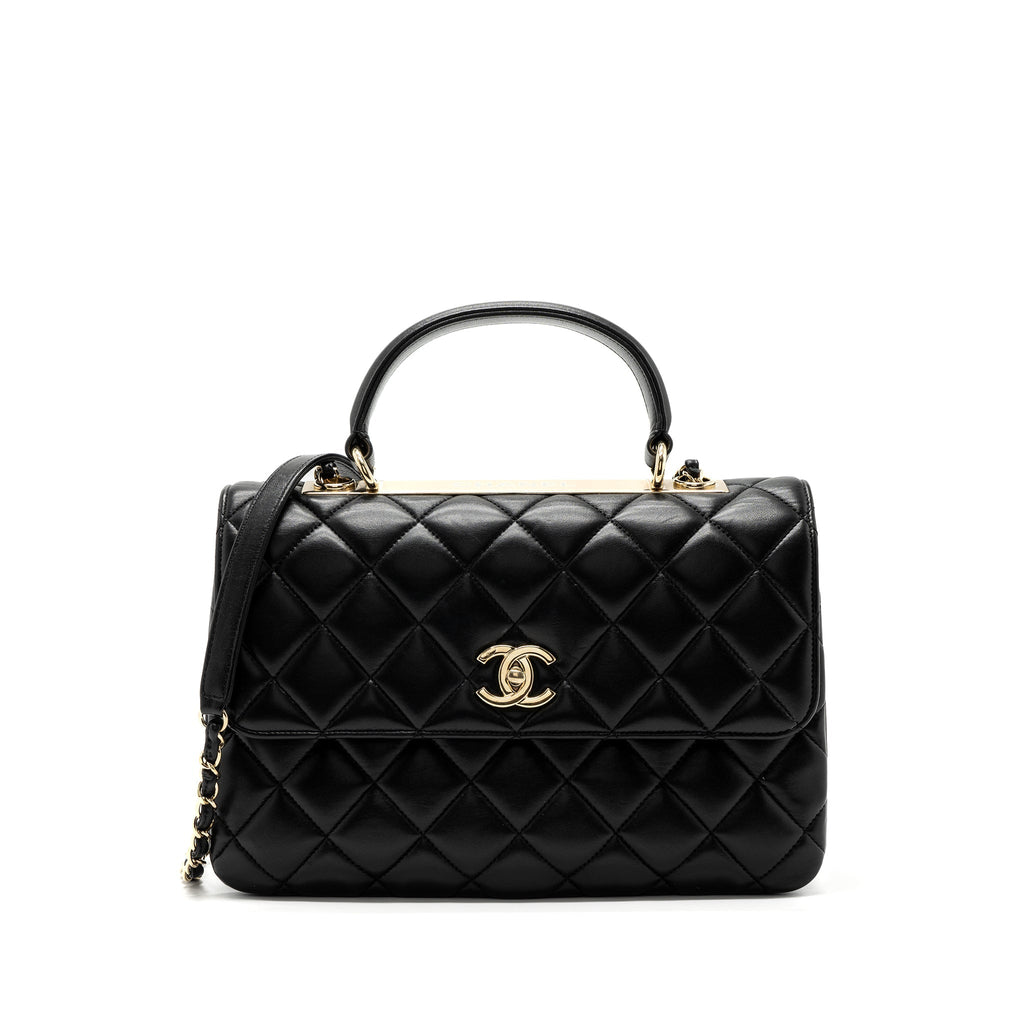 Chanel medium trendy CC lambskin black