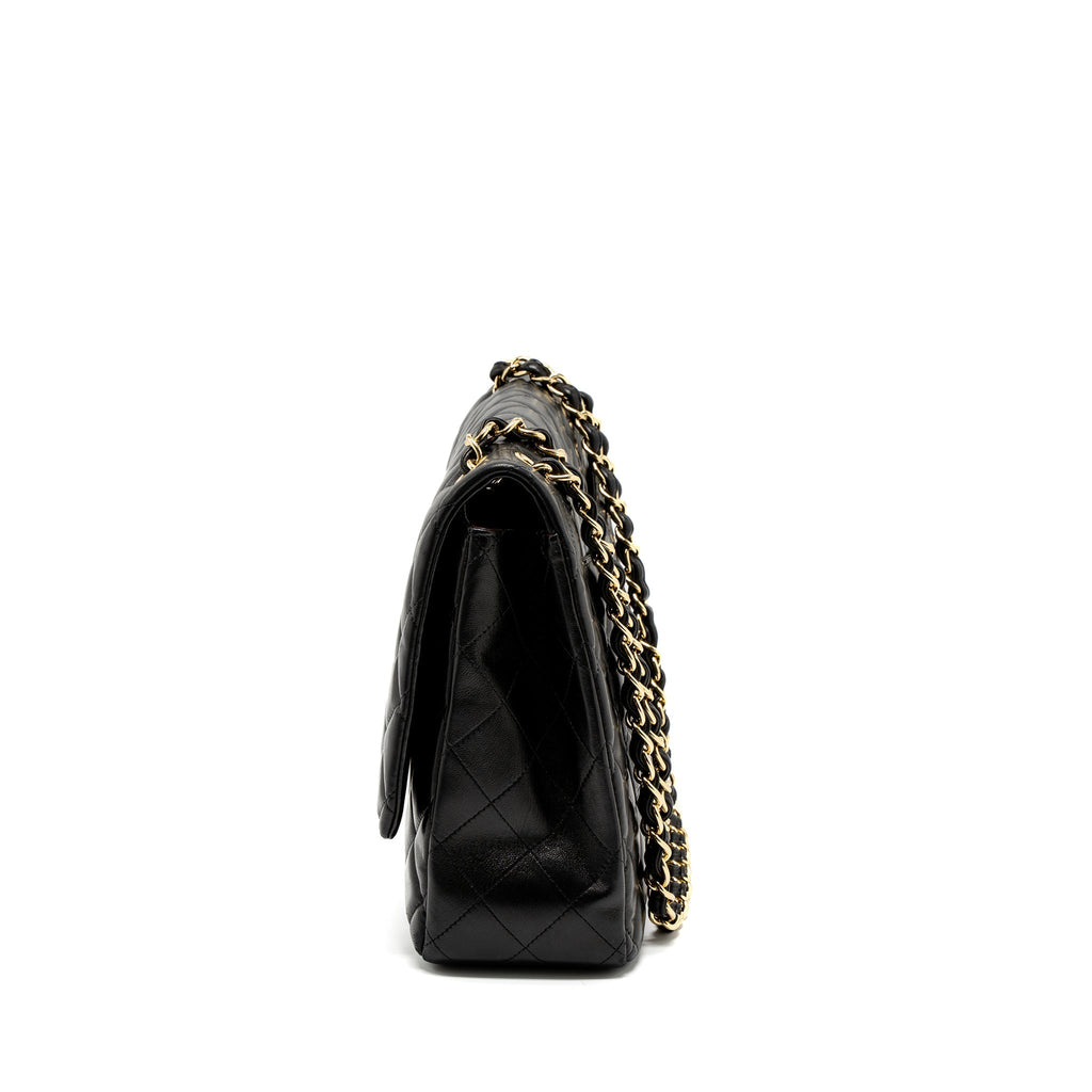 Chanel Maxi Classic Single Flap Bag Lambskin Black