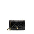 Chanel Vintage Diana Flap Bag Lambskin Black
