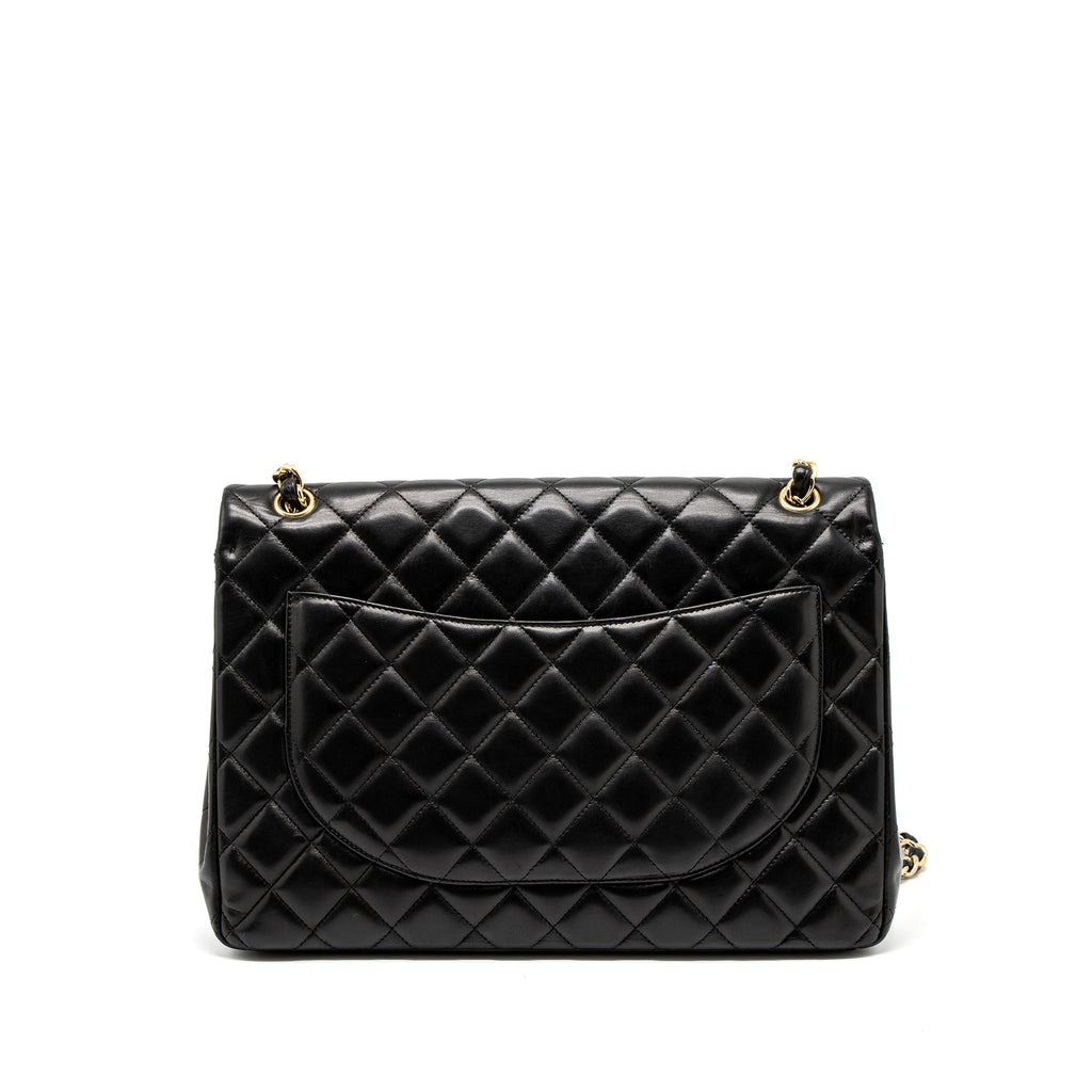 Chanel Maxi Classic Single Flap Bag Lambskin Black